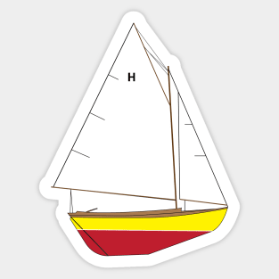 Herreshoff 12 1/2 Sailboat Sticker